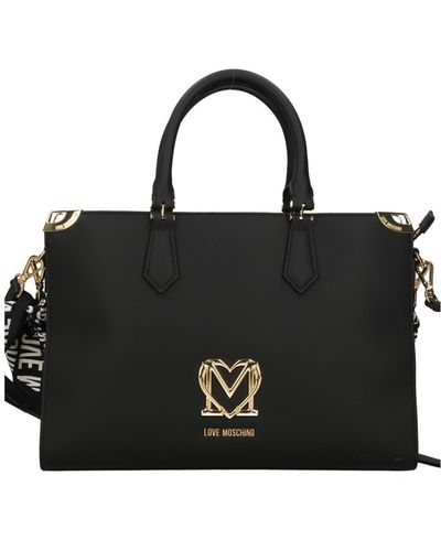 Love Moschino Brand Shoulder Bag - Black