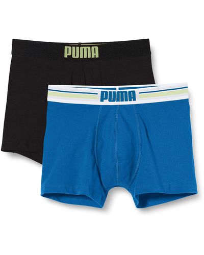 PUMA Placed Logo Boxers Shorts - Green