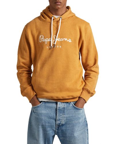 Pepe Jeans Nouvel Hoodie Hooded Sweatshirt - Orange