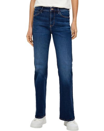 S.oliver 360° Denim/Jeans/Slim Fit/High Rise/Flared Leg blau 38/34