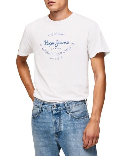 Pepe Jeans Rigley T-Shirt - Blanc