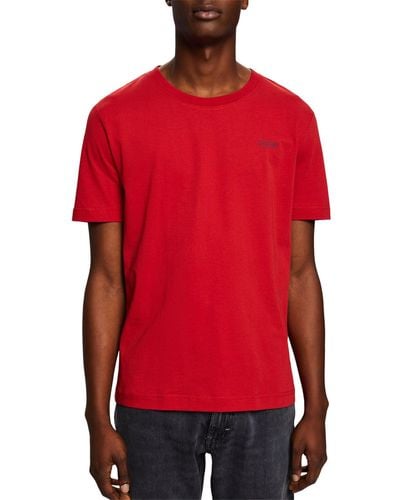 Esprit 014ee2k308 Camiseta - Rojo