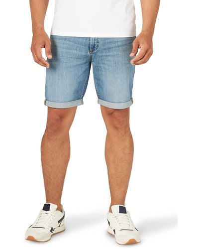 Lee Jeans Legendäre Regular Fit 5-Pocket Jeans-Shorts - Blau