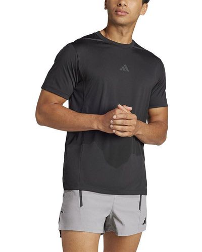 adidas Designed For Training Adistrong Workout Short Sleeve T-shirt Xs Black