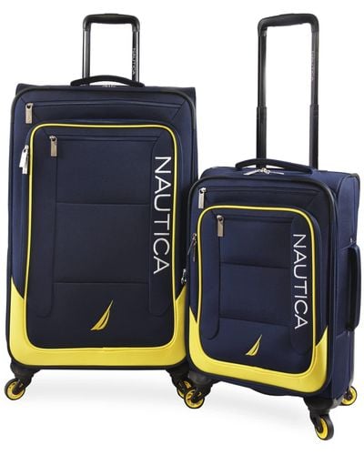 Nautica Helios 2pc Softside Luggage Set - Blue