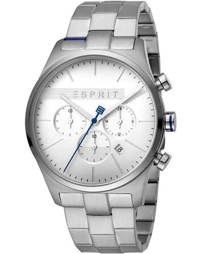 Esprit Reloj Cronógrafo para Hombre de Cuarzo con Correa en Acero Inoxidable ES1G053M0045 - Metálico