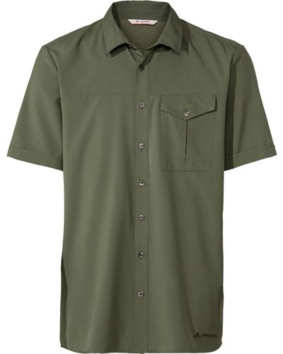 Vaude Hemd-Bluse Rosemoor Shirt II Cedar Wood Uni XL - Grün