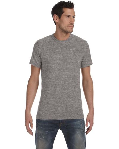 Alternative Apparel Big And Tall Crew T-shirt - Gray