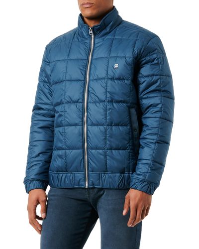 G-Star RAW Meefic Quilted Jack - Blauw