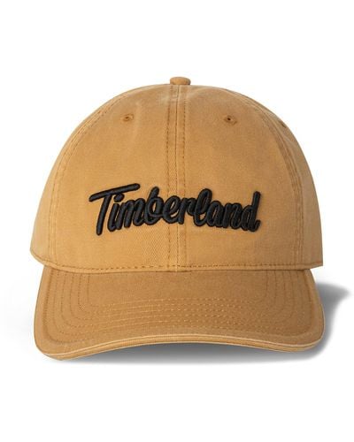 Timberland Cap With Signature Logo - Brown