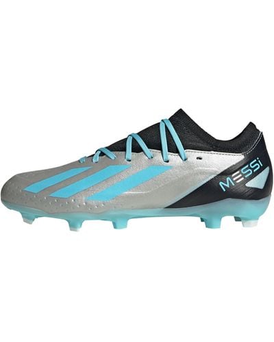 adidas X Crazylight Messi.3 Scarpe da calcio unisex adulto Firm Ground Sneaker - Blu