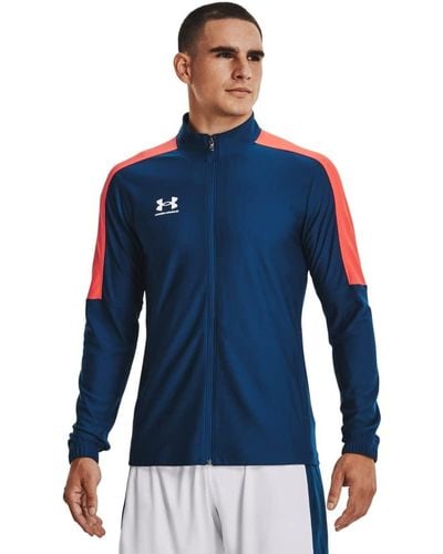 Under Armour Ua Challenger Track Jacket Warmup Tops - Blue