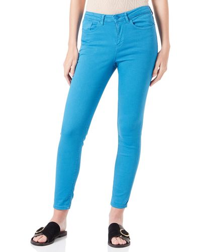 Springfield Slim Cropped Eco Dye Pantalones Vaqueros - Azul