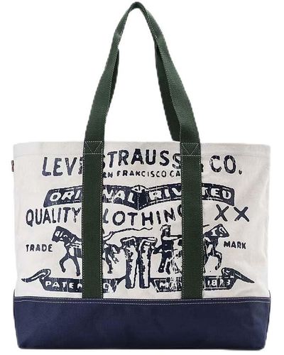 Levi's Two Horse Tote-All XL - Blau