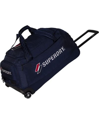 Superdry Tout à roulettes léger – Sac de sport avec roues durables et interchangeables testées contre le - Bleu