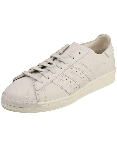 adidas Superstar 82 Mens Casual Trainers In Off White - 8.5 Uk - Natural