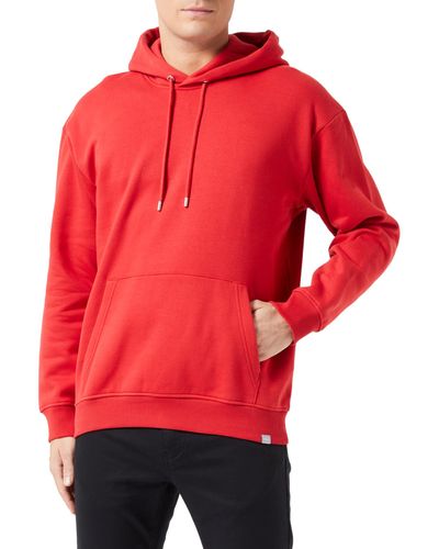 S.oliver Sweatshirt mit Kapuze und Rückenprint,31d1,XL - Rot