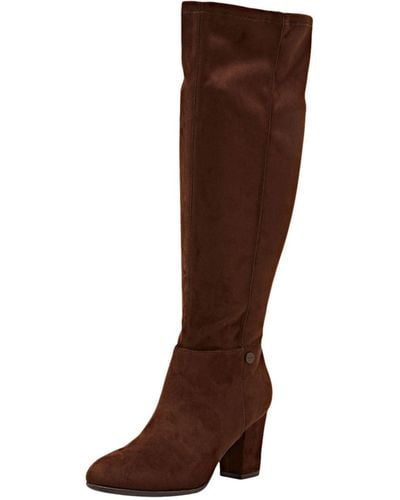 Esprit Fashionable Ladies Knee High Boot - Brown
