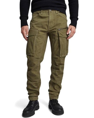 G-Star RAW Rovic Zip 3d Straight Tapered Fit Cargo Trousers - Green