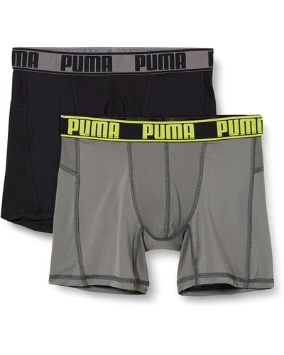 PUMA Active Boxer 2P Packed sous-vêtement de Sport - Gris