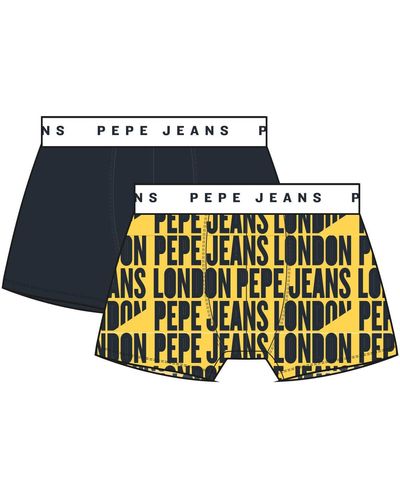 Pepe Jeans Allover Logo Tk 2P Trunks - Schwarz