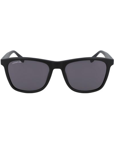Lacoste L860s Rectangular Sunglasses - Black