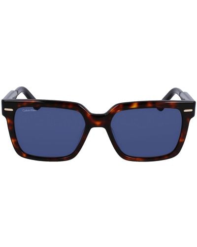 Calvin Klein Ck22535s Rectangular Sunglasses - Blue