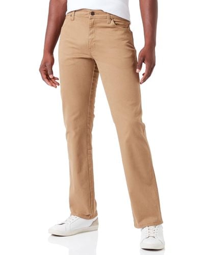 Wrangler Texas Contrast Straight Jeans Jeans - Natural