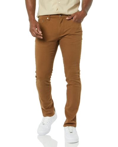 Amazon Essentials Pantalón Vaquero Elástico de Ajuste Ceñido Hombre - Multicolor