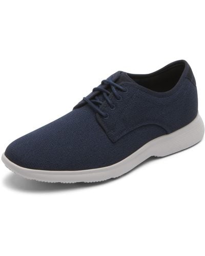 Rockport Truflex Dressports Mesh Oxford Shoes - Blue