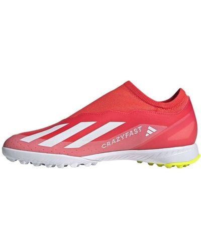 adidas X Crazyfast.3 Laceless Turf Boots Football Boots - Red