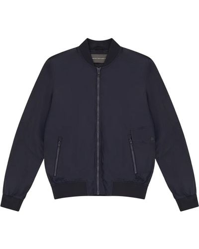 French Connection Baseball Tech Jacket Navy - Blue