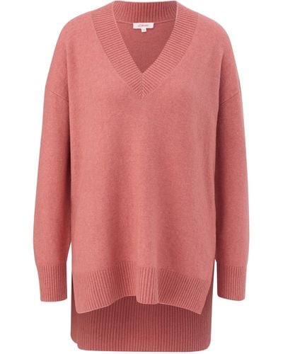 S.oliver Pullover aus Wollmix - Pink