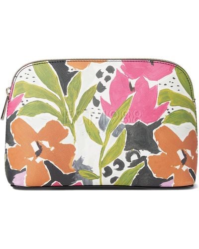 Ted Baker London Floral Make-Up Cosmetics Bag Preowned