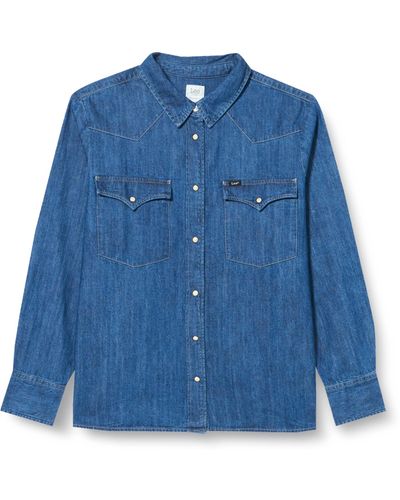 Lee Jeans Western Shirt - Blau