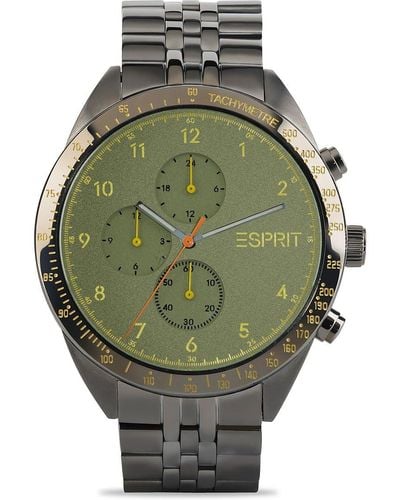 Esprit Uhren Analog Quarz One Size Grau 32025986 - Grün