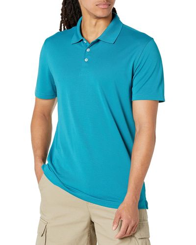 Amazon Essentials Slim-fit Quick-dry Golf Polo Shirt - Blue