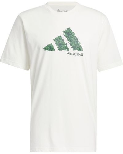 adidas Court Therapy Graphic T-shirts - Wit