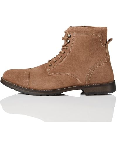 Mens Beige Ankle Boots