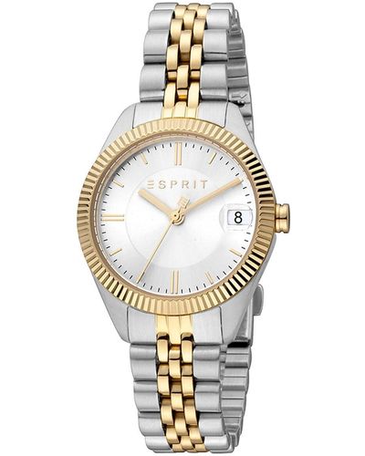 Esprit Lässige Uhr ES1L340M0095 - Mettallic
