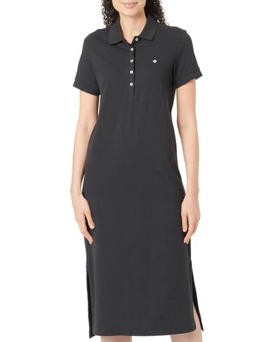 GANT Pique Polo Dress - Black