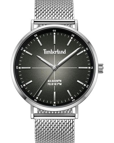 Timberland Reloj Analógico para Hombres de Cuarzo con Correa en Acero Inoxidable TDWGG2231103 - Metálico