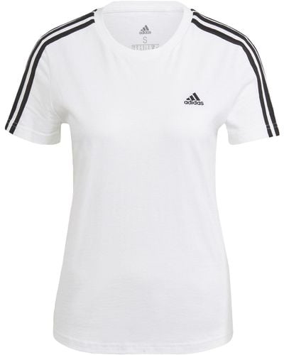adidas W 3S T T-Shirt - Bianco