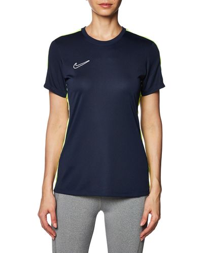 Nike W NK DF ACD23 TOP SS T-Shirt - Blau