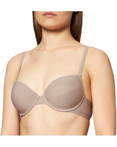 Esprit Soft Stripes par Classic Padded Soutien-Gorge de T-Shirt - Neutre