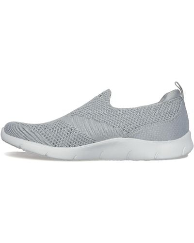 Skechers Arch Fit Refine Slip On Gry Grey S Trainers 104545