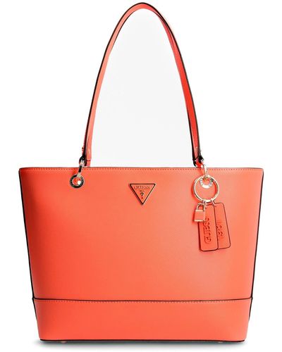 Guess Noelle Elite Tote Coral - Rouge