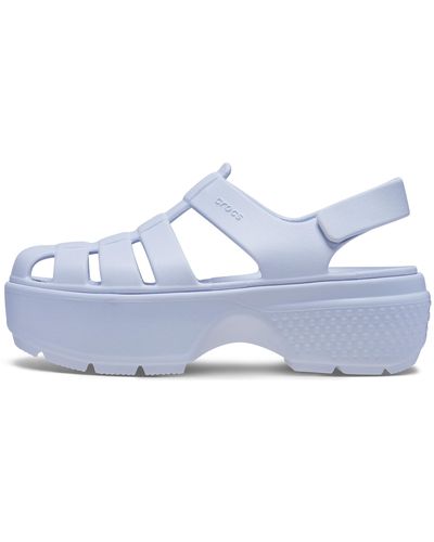 Crocs™ Adult Stomp Fisherman Sandal Heeled - White