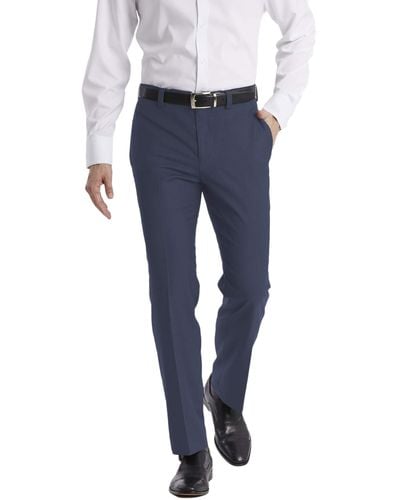 Calvin Klein Moderne Passform Anzughose Klassische Hose - Blau