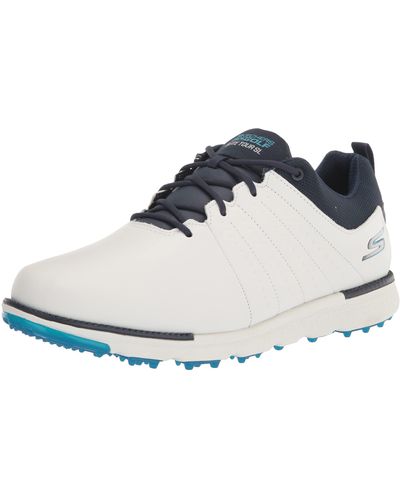 Skechers Tour Sl Golf Shoes - White/navy - Uk - Black